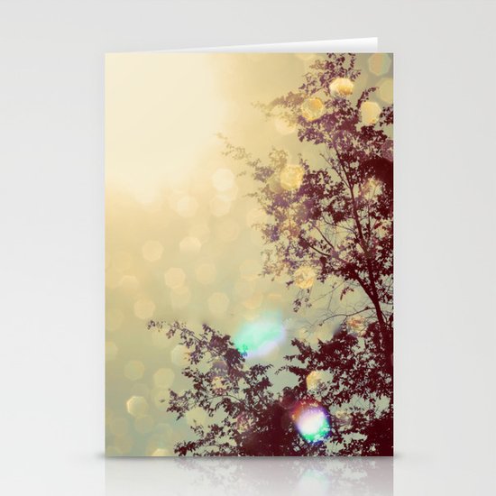 golden sky Stationery Cards