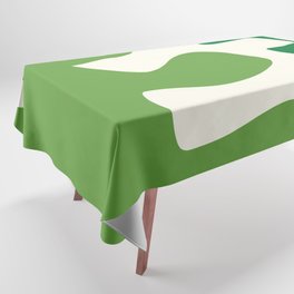 Abstract minimal plant color block 5 Tablecloth