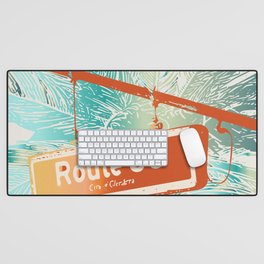 Wherever Route 66 Takes You Desk Mat