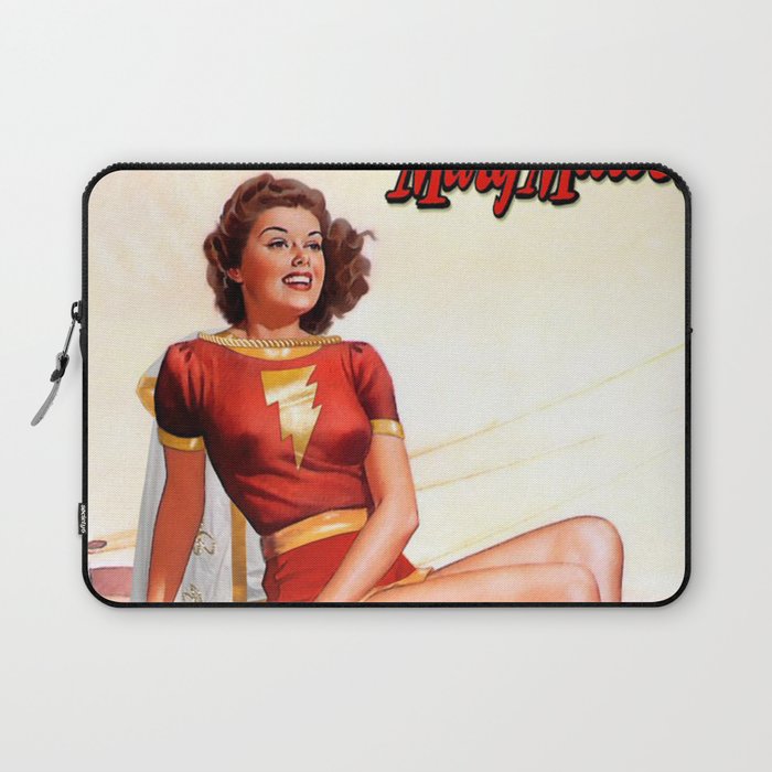 Superheroine Pin-Up 01 Laptop Sleeve