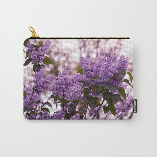 Purple lilacs Carry-All Pouch