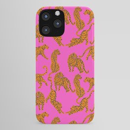 Abstract leopard with red lips illustration in fuchsia background  iPhone Case | Cheetah, Pattern, Tropical, Tiger, Painting, Panthers, Safari, Jungle, Abstract, Cats 