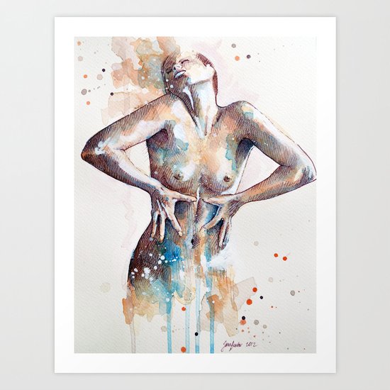Overboard Art Print