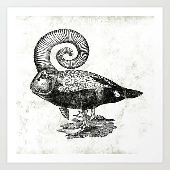 Carpé Duckems Art Print