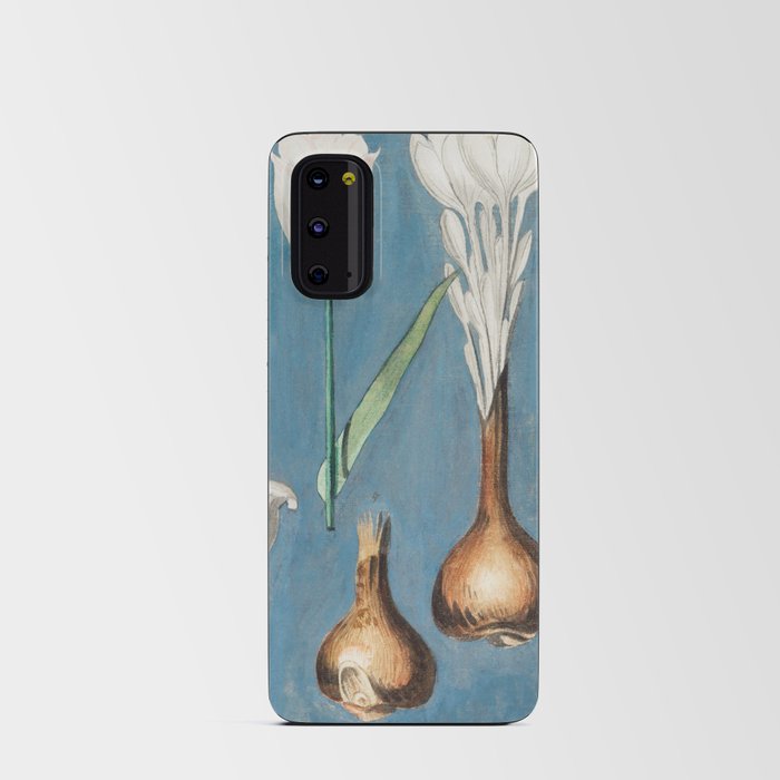 Flower Market Amsterdam Vintage Watercolor Tulips Abstract Floral Android Card Case
