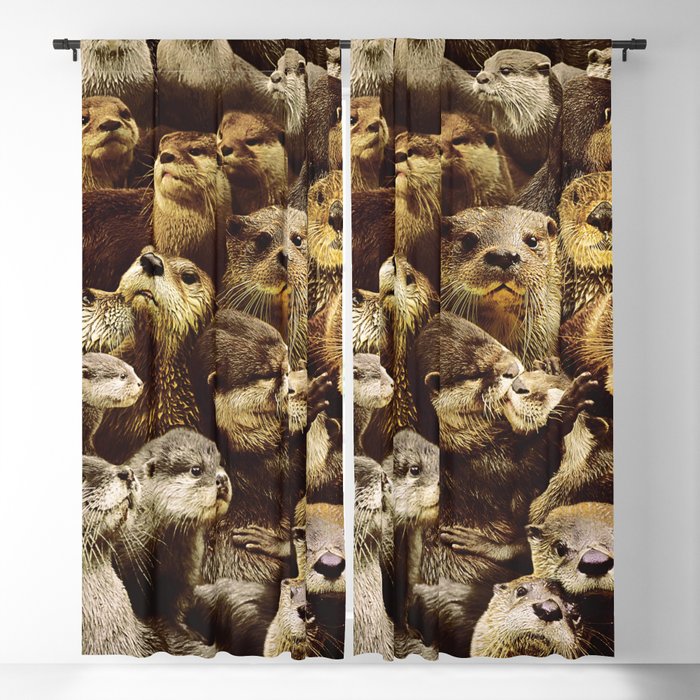 Otters Blackout Curtain
