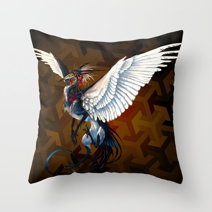 Heron Throw Pillow
