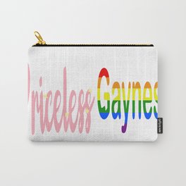 Priceless Gayness - Pride flag with fancy Carry-All Pouch