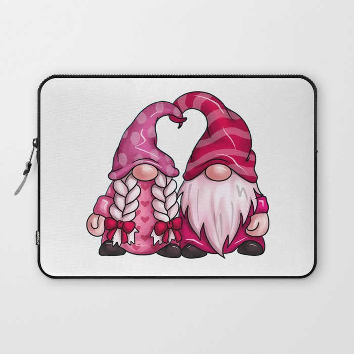 Valentine Gnome - Couple Laptop Sleeve