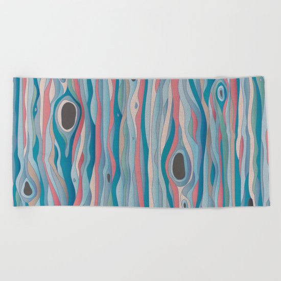 Candy Bark Beach Towel