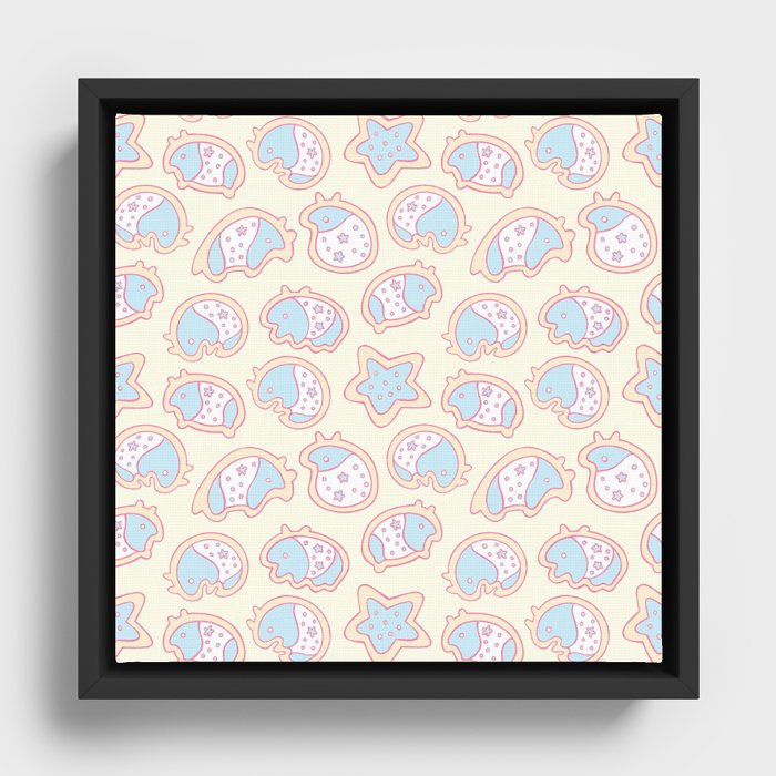 Dreamy Cookies Framed Canvas