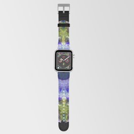 Purple And Green Healing Aura Chakra Mandala Art  Apple Watch Band