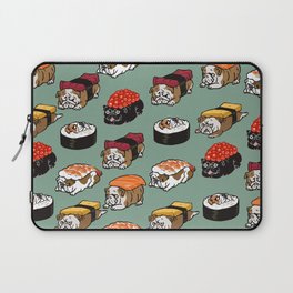 Sushi English Bulldog Laptop Sleeve
