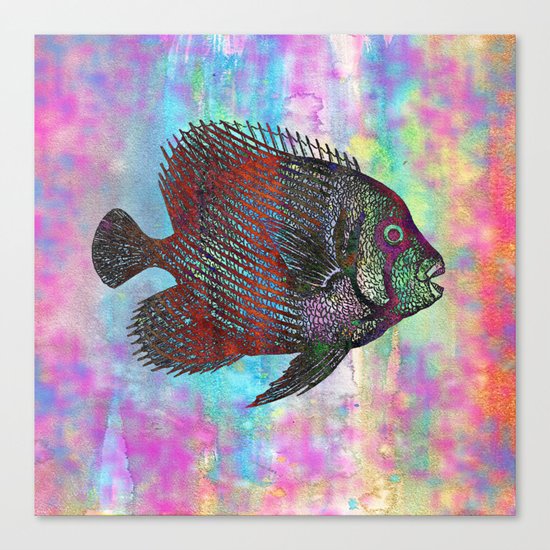 Fish Q Canvas Print
