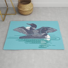 Day Loons Area & Throw Rug