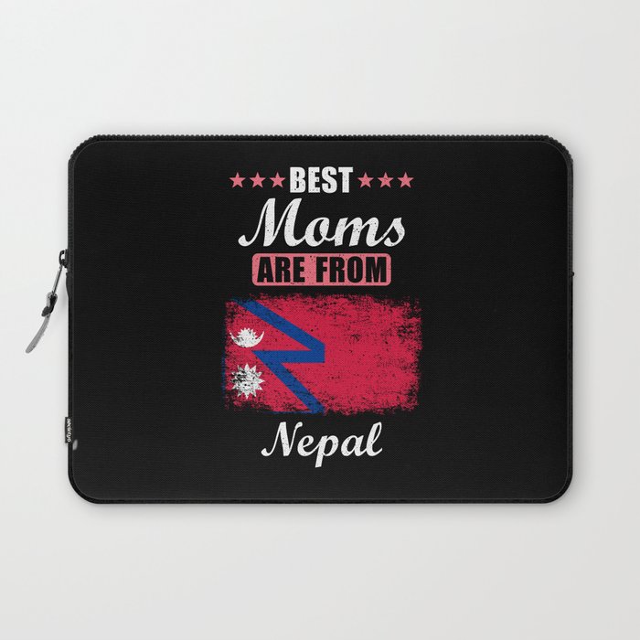 Best Moms are from Nepal Laptop Sleeve