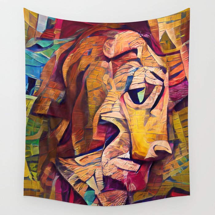 Disconsolate Majesty Wall Tapestry