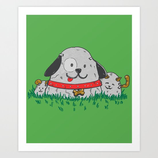 Pet Rocks Art Print