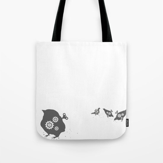 In which wind-up birds happen Tote Bag