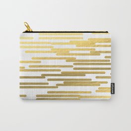 Gold Bars - trendy hipster gold foil shiny sparkle gilded gold bars money art print phone case  Carry-All Pouch