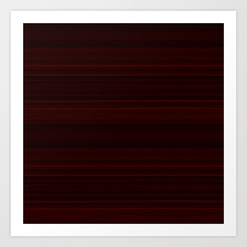 Mahogany Wood Texture Art Print By Textures Society6