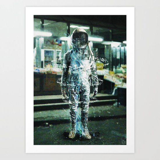 The arrival Art Print