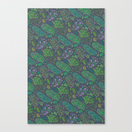 Nugs in Green Canvas Print