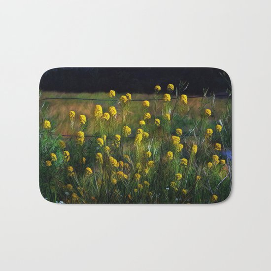 Along the Fence Row Bath Mat