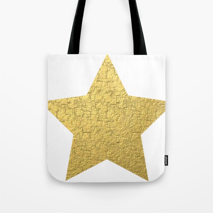 golden star Tote Bag