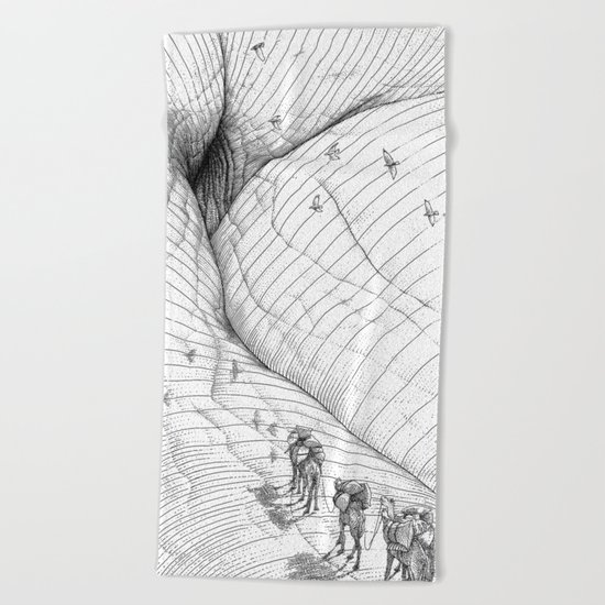 asc 660 - La route des origines (Bab alhaya) Beach Towel