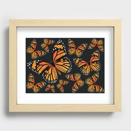 Monarch Butterflies | Monarch Butterfly | Vintage Butterflies | Butterfly Patterns | Recessed Framed Print