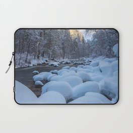 Winter Along the River Laptop Sleeve