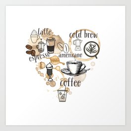 Coffee Love Art Print