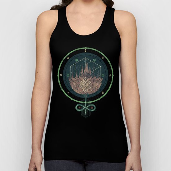Fading Dahlia Unisex Tank Top