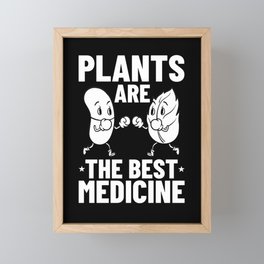 Natural Medicine Plant Herbalism Natural Healthy Framed Mini Art Print