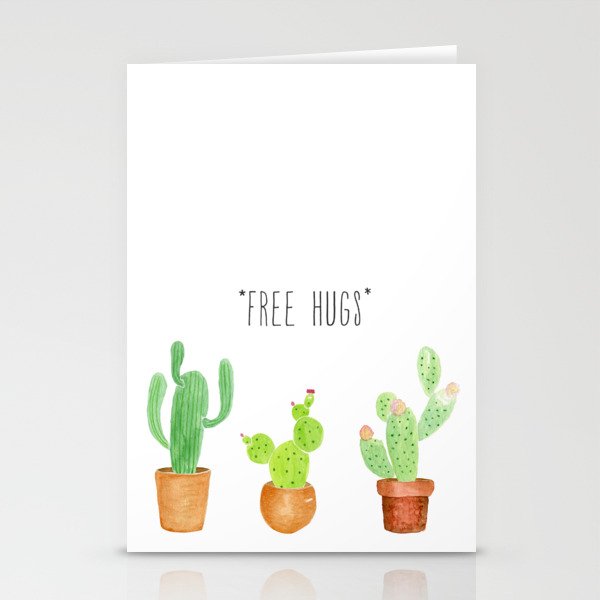 Free Hugs Stationery Cards