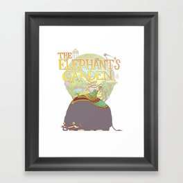 The Elephant's Garden - Version 2 Framed Art Print