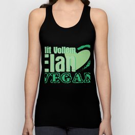 With Elan Vegan Gift Vegan Veganism Tank Top