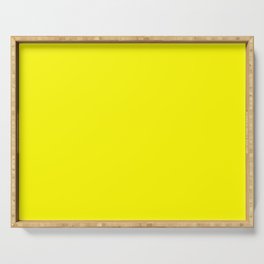 Bright Yellow Serving Tray