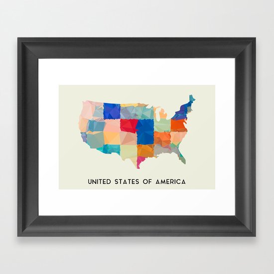 United States of America Framed Art Print