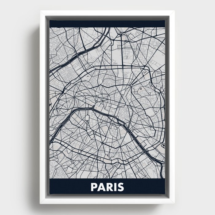 Paris Framed Canvas