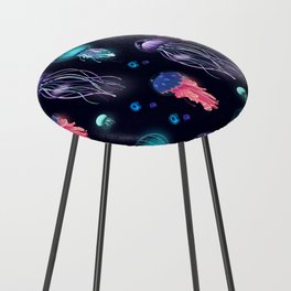 Jellyfish glow Counter Stool