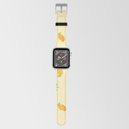 FLAMINGO MANGO TROPICAL LEAF AESTHETIC CUTE PASTEL Apple Watch Band
