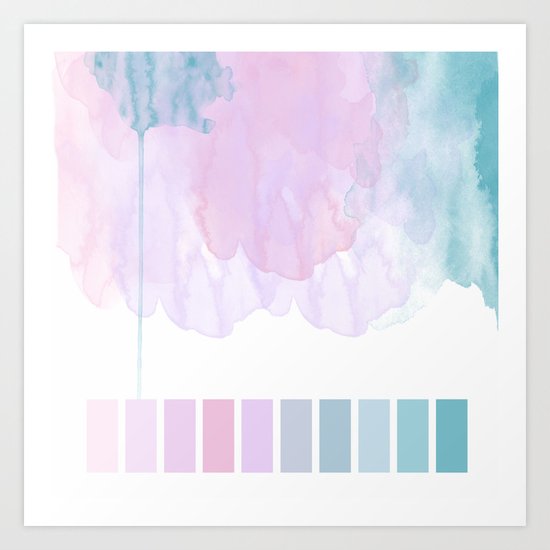 Aquarela Art Print