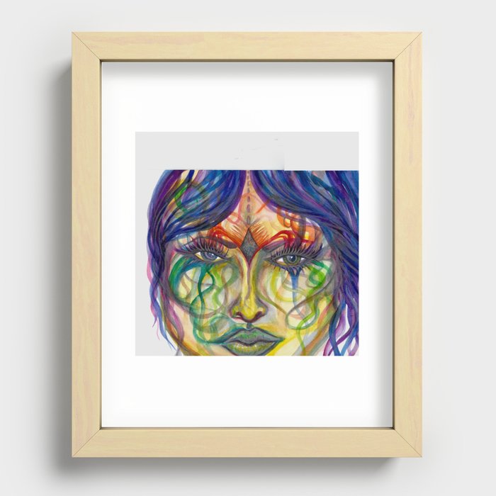 Fortune Teller Recessed Framed Print