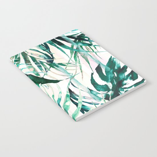 Green Tropical paradise Notebook