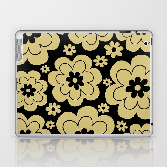 Retro Flower Pattern 604 Laptop & iPad Skin