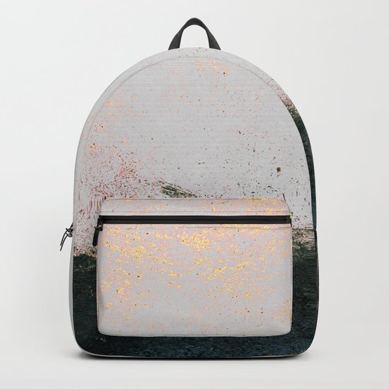 abstract smoke wall painting Backpack