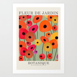 Fleur de Jardin - Flower Market Art Print