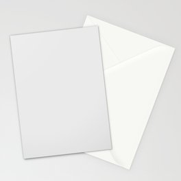 Plaster White Stationery Card